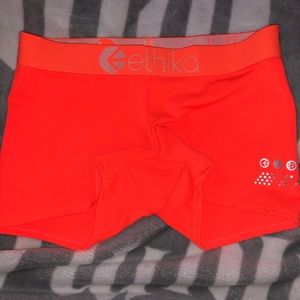 Ethika neon orange spandex/boxer/shorts.